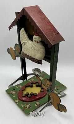 Jeu d'adresse ancien complet POULE AUX OEUFS D'OR Les Jouets Création 1940/50