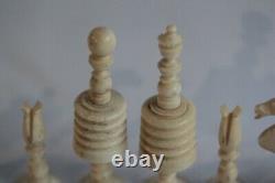 Jeu d'échecs ancien en os (57080)