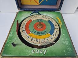Jeu de comptoir JEP le Derby course de chevaux jouet ancien début XXème Siècle