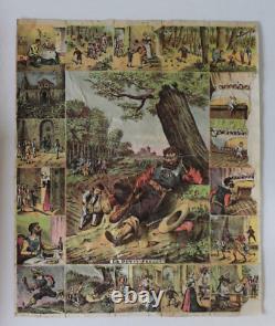 Jeu de cubes en bois alphabétiques H Roy 1898