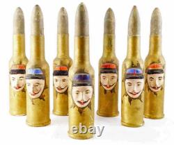 Jeu de quilles LES POILUS vers 1915 / jouet ancien