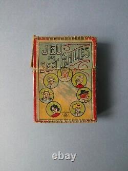 Jeu des 7 familles ancien, JTR Paris, années 20, les métiers, caricatures
