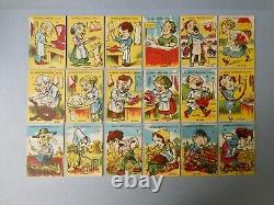 Jeu des 7 familles ancien, JTR Paris, années 20, les métiers, caricatures