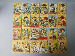 Jeu des 7 familles ancien, JTR Paris, années 20, les métiers, caricatures
