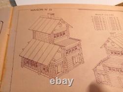 Jeujura 32 F Chalet Suisse a construire avec mallette bois 1/24