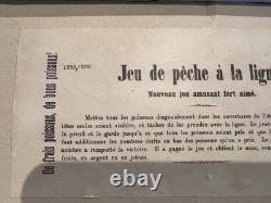 Jeux Anciens Circa 1900 La Pêche À La Ligne