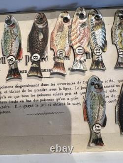 Jeux Anciens Circa 1900 La Pêche À La Ligne