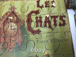 Jeux de Patience 3 Puzzles Poule & Chat & Jouet Ancien & Pierre DELCOURT