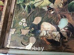 Jeux de Patience 3 Puzzles Poule & Chat & Jouet Ancien & Pierre DELCOURT