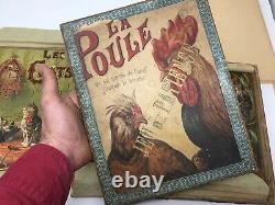 Jeux de Patience 3 Puzzles Poule & Chat & Jouet Ancien & Pierre DELCOURT