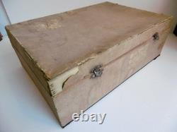 Joli Coffret Ancien De Dinette Vide À Compléter Avec Tiroir- Époque 1900