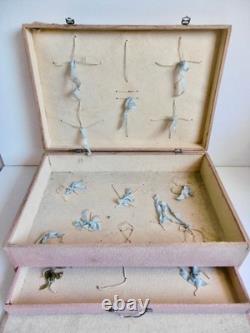 Joli Coffret Ancien De Dinette Vide À Compléter Avec Tiroir- Époque 1900