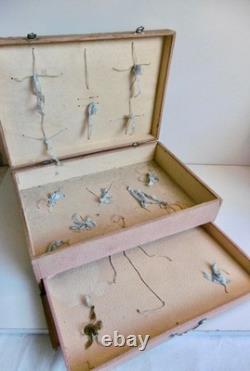 Joli Coffret Ancien De Dinette Vide À Compléter Avec Tiroir- Époque 1900