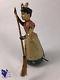 Jouet Ancien Antique Toy Gunthermann C. 1900 Femme Au Balai Woman With Broom