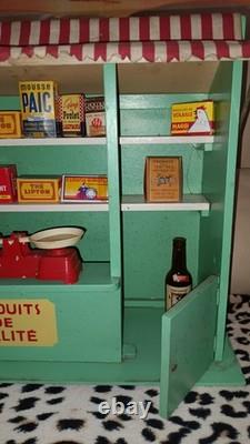 Jouet Ancien Belle Épicerie Garnie Années 50 Produits De Qualité