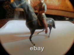 Jouet Ancien Cavalier Gaulois en métal et compo vers 1900 très rare