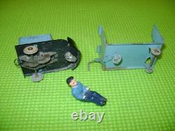 Jouet Ancien Chariot De Gare Porte Bagages Mecanique En Tole La Hotte St Nicolas