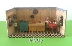 Jouet Ancien Charmante Petite Cuisine Maison De Poupee 25cm