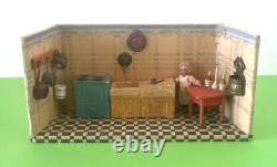 Jouet Ancien Charmante Petite Cuisine Maison De Poupee 25cm