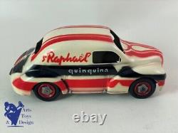 Jouet Ancien Cij 5/49 Rare Renault 4cv St Raphael Quinquina 18cm Vers 1950