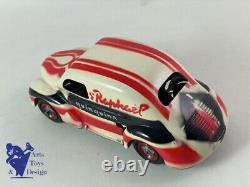 Jouet Ancien Cij 5/49 Rare Renault 4cv St Raphael Quinquina 18cm Vers 1950