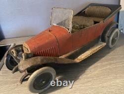 Jouet Ancien Citroën B 2 Mécanique Tôle Cij Tippco Cr