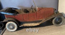 Jouet Ancien Citroën B 2 Mécanique Tôle Cij Tippco Cr
