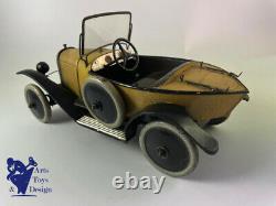 Jouet Ancien Citroen Ref 61 Torpedo 5hp 1er Type Cul De Poule Trefle 1923 1/10°