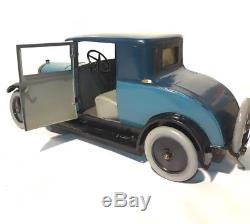 Jouet Ancien Citroen Ref 70 1/10° Voiture Tole Mecanique B14 Faux Cabriolet 1927
