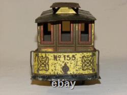 Jouet Ancien En Tole Cr Charles Rossignol Remorque Baladeuse Train Tramway 1910