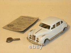 Jouet Ancien En Tole Et Bakelite Voiture Auto Dux Mecanique Bmw 501 Rare Couleur