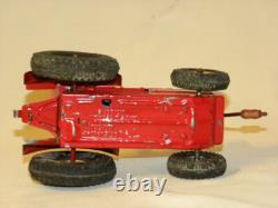 Jouet Ancien En Tole Ferme Tracteur Mecanique Vintage Tin Toy Farm Tractor Gama