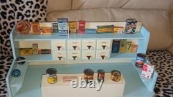 Jouet Ancien Épicerie Bois Et Isorel Garnie