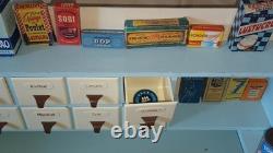 Jouet Ancien Épicerie Bois Et Isorel Garnie