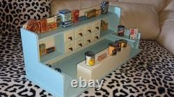 Jouet Ancien Épicerie Bois Et Isorel Garnie