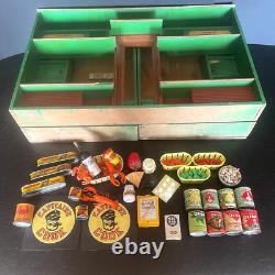 Jouet Ancien Epicerie Conserverie Capitaine Cook Magasin Depliable Factices