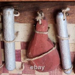 Jouet Ancien Epicerie Et Factices En Bois Avec Liens D'origine Jouet Ancien Epicerie Et Factices En Bois Avec Liens D'origine