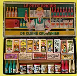 Jouet Ancien Epicerie Le Petit Epicier De Kleine Kruidenier Boite 29 Pieces