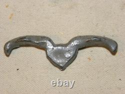 Jouet Ancien Ferme Plomb Creux Attelage Fermier Faucheuse Tiree Par 2 Boeuf Cs