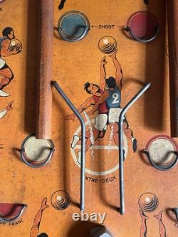 Jouet Ancien Flipper Jeu de Basket Samud