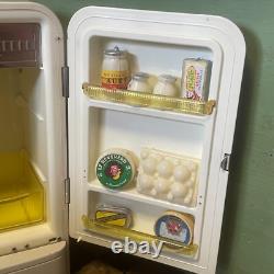 Jouet Ancien Frigo Vintage En Tole Laquee Super Lady Amb Bologne Italy