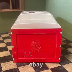 Jouet Ancien Frigo Vintage En Tole Laquee Super Lady Amb Bologne Italy