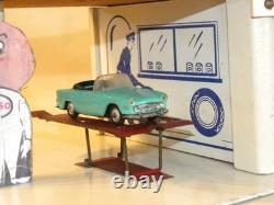 Jouet Ancien Garage Station Service Esso Pour Voiture Miniature Norev Dinky Cij