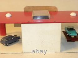 Jouet Ancien Garage Station Service Esso Pour Voiture Miniature Norev Dinky Cij