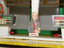 Jouet Ancien Garage Station Service Total Depreux Nil Miniature Norev Dinky Toys