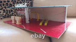 Jouet Ancien Garage Station Service Total Nil 40x24cm