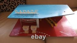 Jouet Ancien Garage Station Service Total Nil 40x24cm
