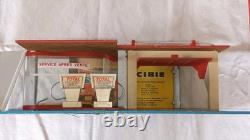 Jouet Ancien Garage Station Service Total Nil 40x24cm Isorel