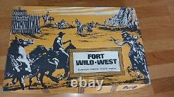 Jouet Ancien Germany Fort Wild West Diorama Western Neuf Boite D'origine