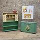 Jouet Ancien Grande Epicerie Marchand Légumes Ensemble 3 Meubles Bois 1950's